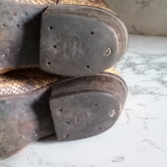 Vintage Nocona  Snakeskin Boots Men Size 9D - Picture 12 of 14